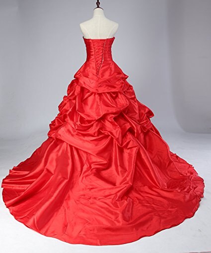 실제 이미지 블랙 레드 볼 가운 웨딩 드레스, T07 Vestido De Noiva Appliue, 연인 스윕 트레인 신부 드레스, 신부 가운, 핫